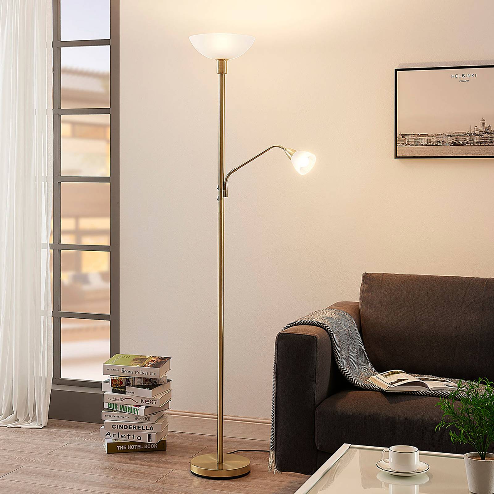LED-kattovalaisin Jost, lukulamppu, mattamessinki