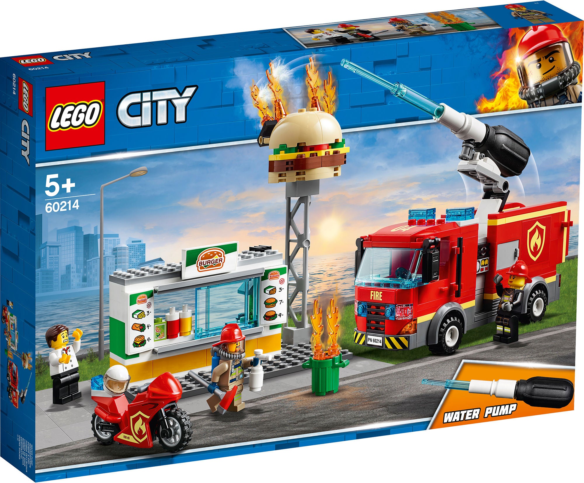 LEGO City Fire 60214 Purilaispaikan Sammutustehtävä