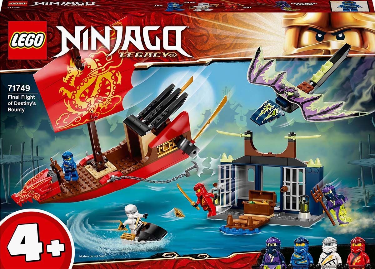 LEGO NINJAGO 71749 Kohtalon Aluksen Viimeinen Lento