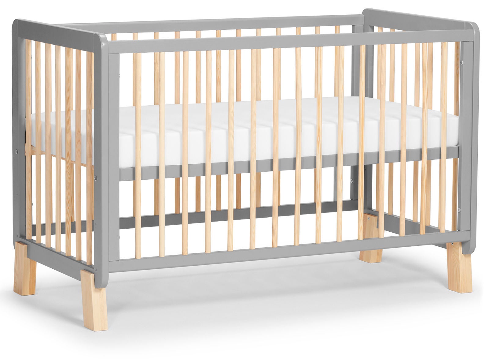 Kinderkraft Pinnasänky LUNKY, Harmaa