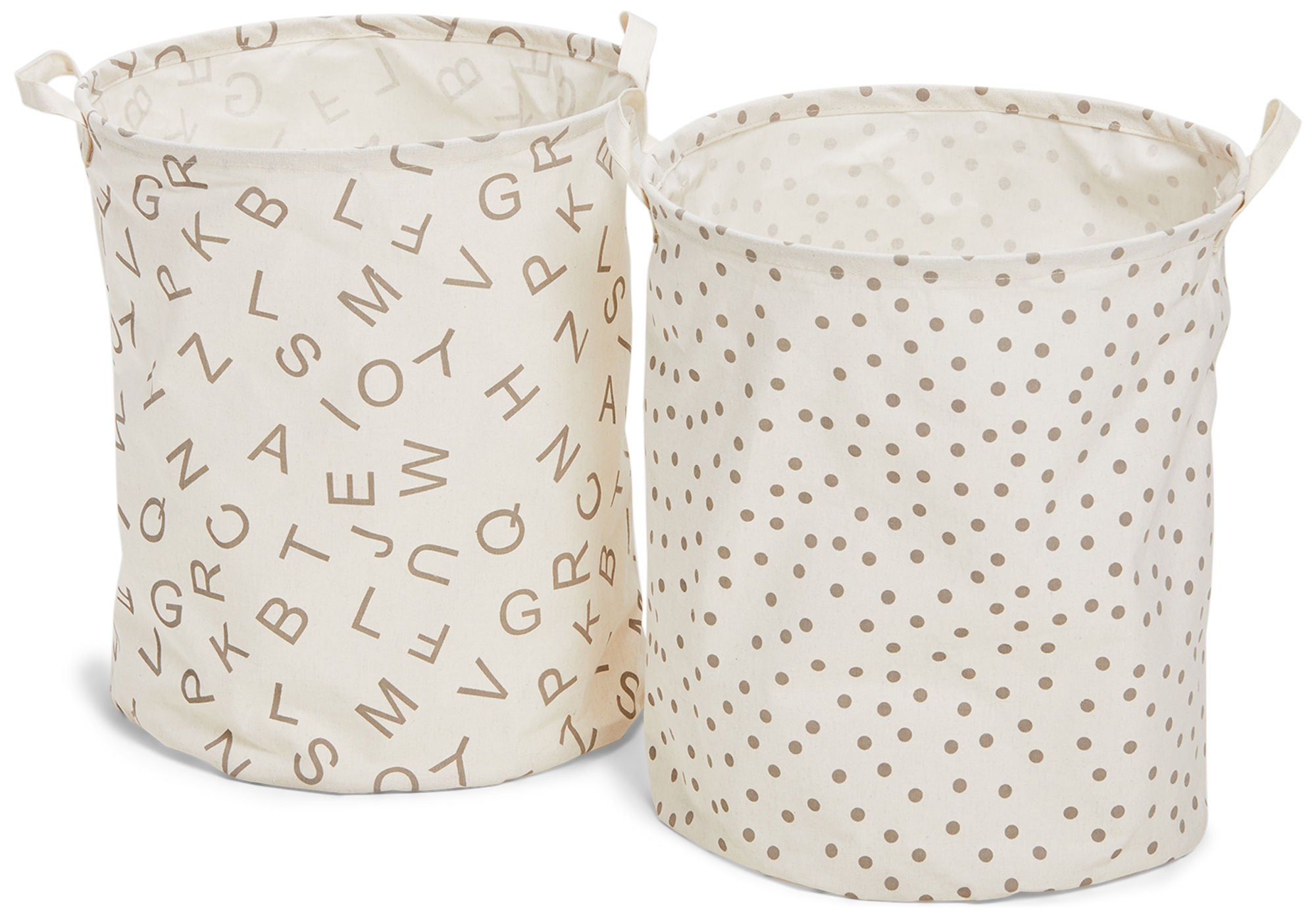Alice & Fox Säilytyskorit ABC 2-pack, Grey