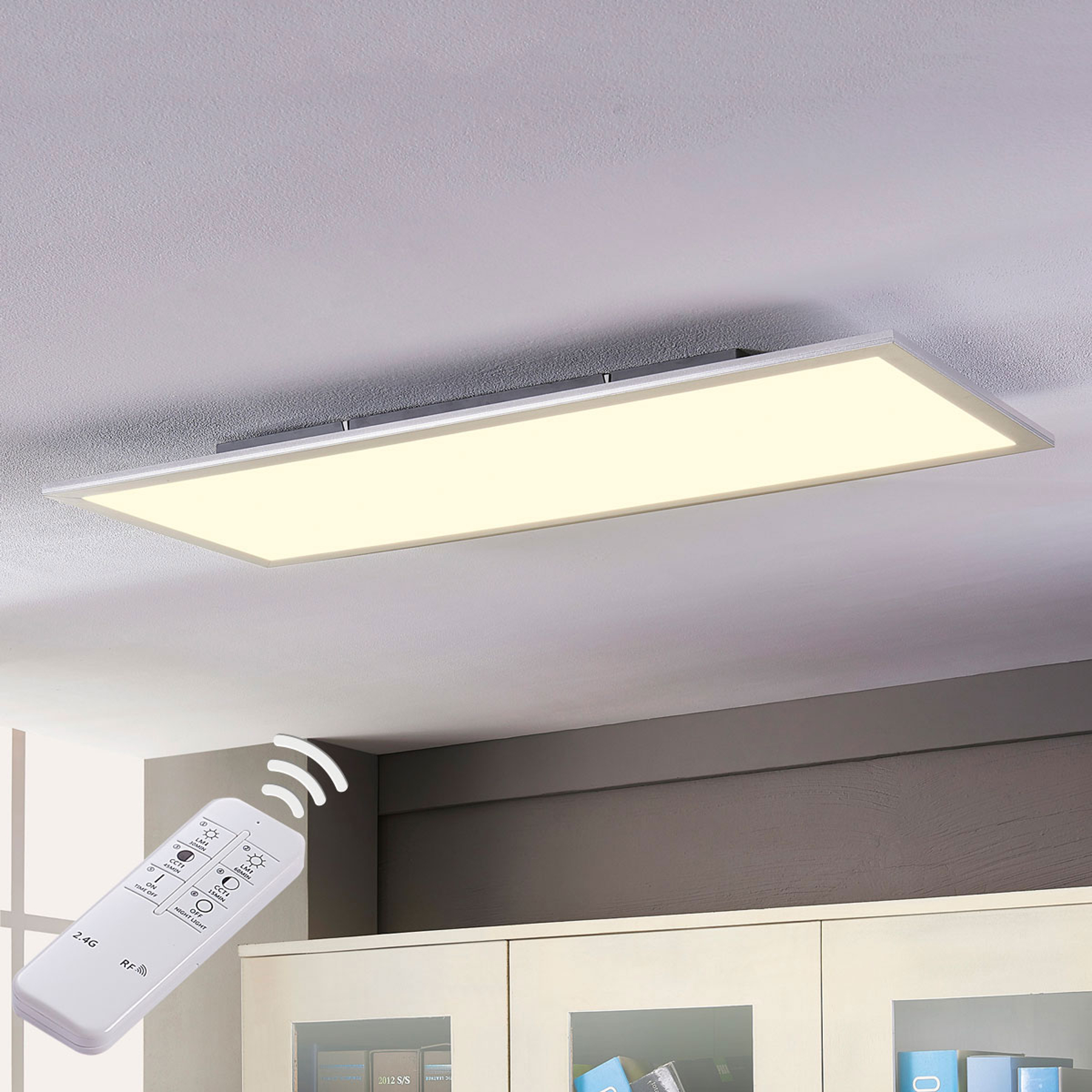 Lindby Livel -LED-paneeli, CCT, 120 cm x 30 cm