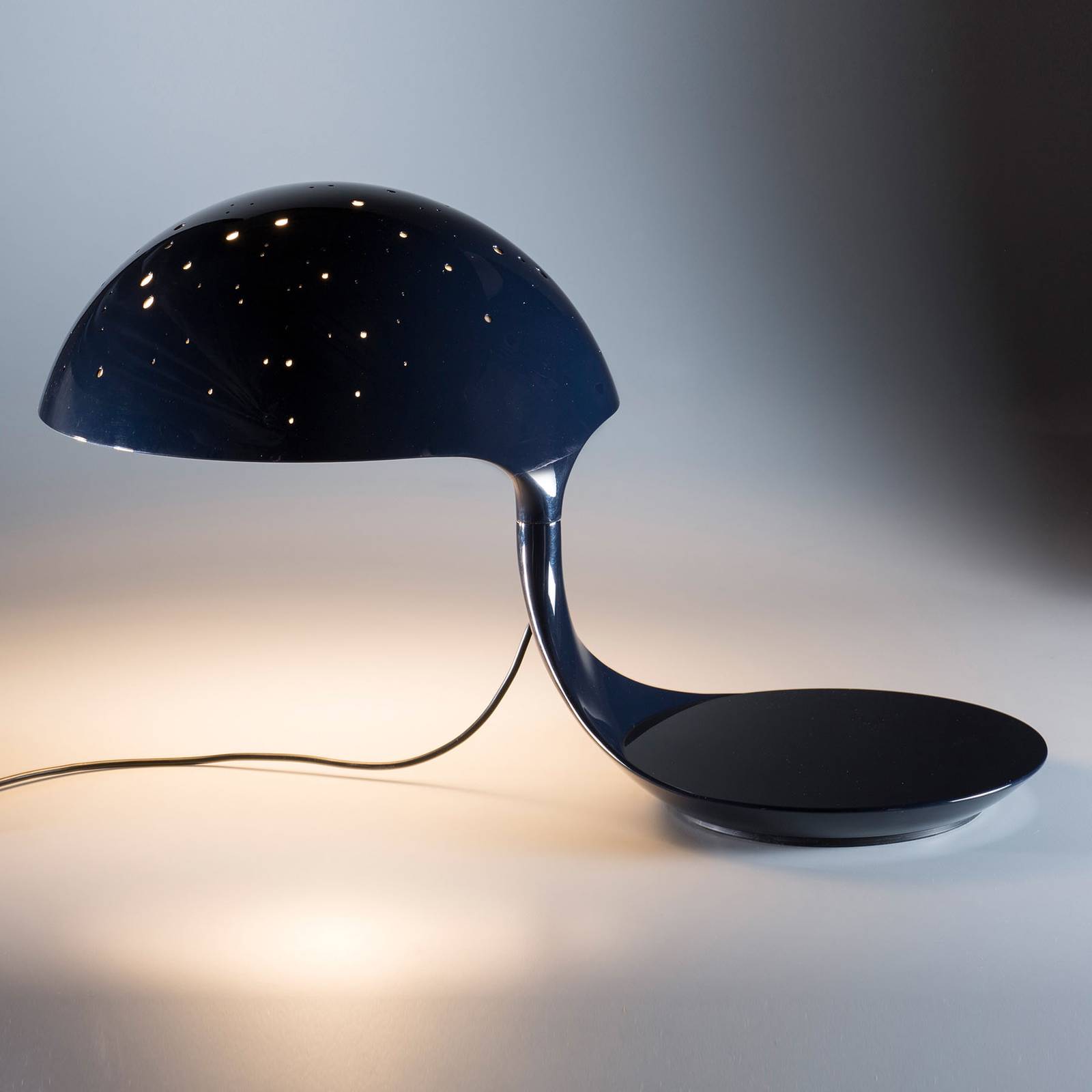 Martinelli Luce Cobra Scorpius-pöytälamppu sininen