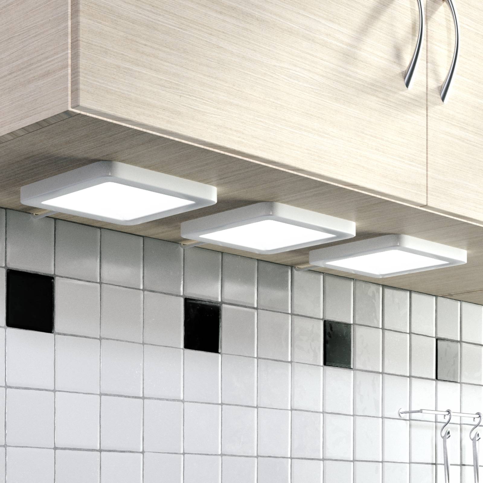 LED-kaapinalusvalaisin Antony, 3 kpl/sarja