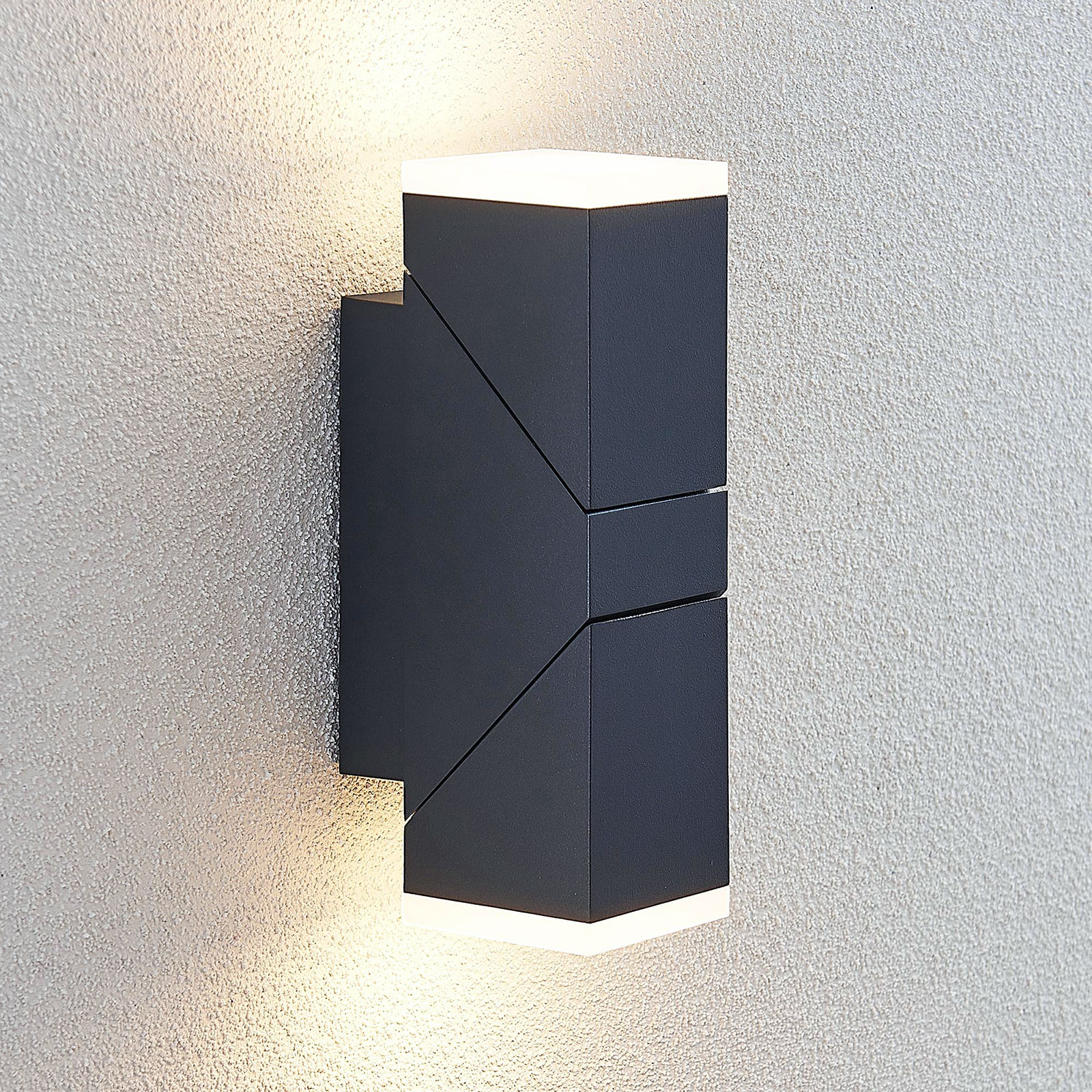 LED-ulkoseinävalaisin Sally, 2-lamppuinen