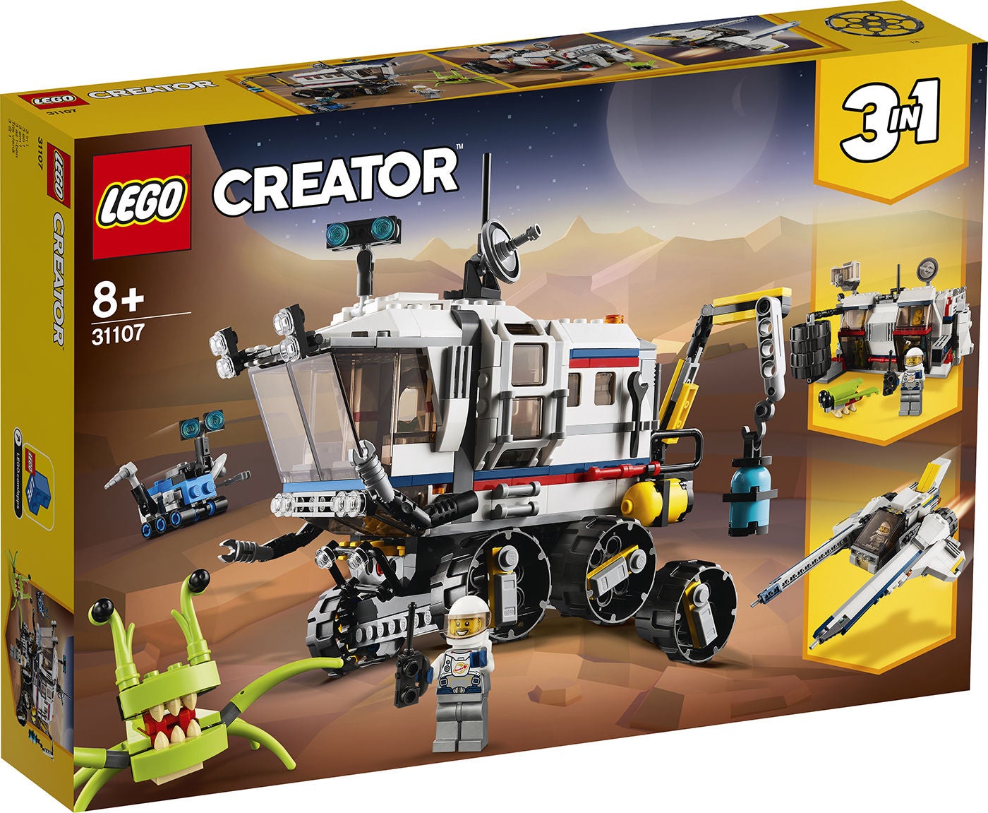 LEGO Creator 3-in-1 31107 Avaruusmönkijätutkija
