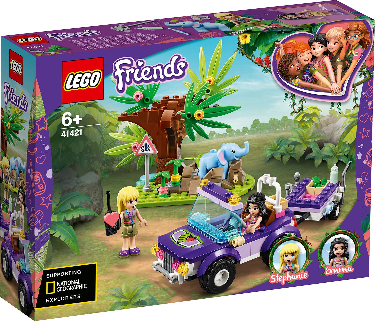 LEGO Friends 41421 Norsuvauvan Viidakkopelastus