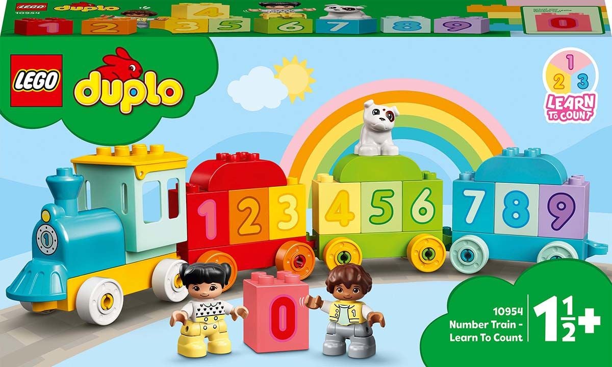 LEGO DUPLO 10954 Ensimmäinen Numerojuna – Opi Laskemaan