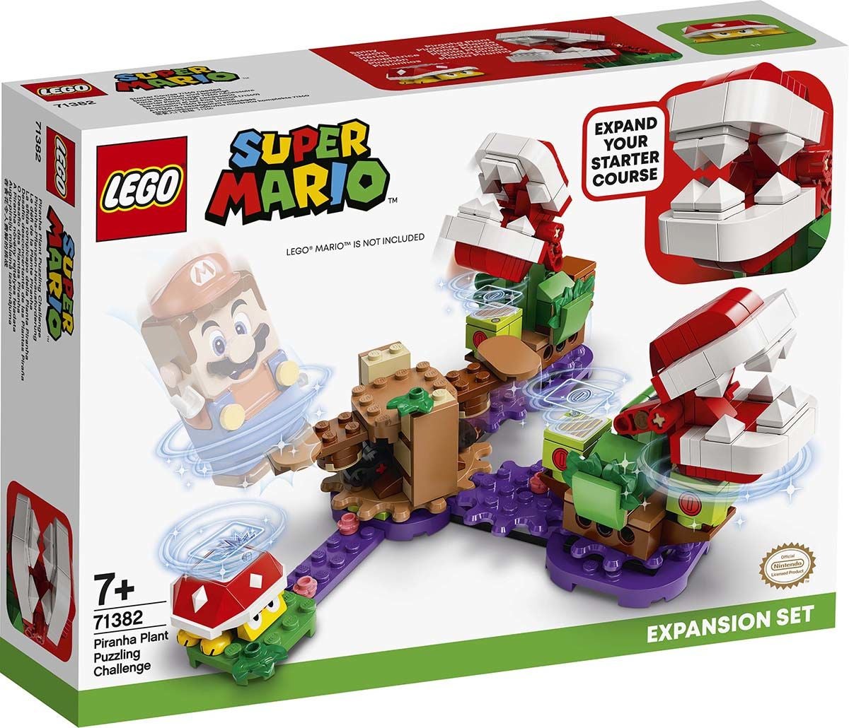 LEGO Super Mario 71382 Piraijakasvin pulmallinen haaste laajennussarja