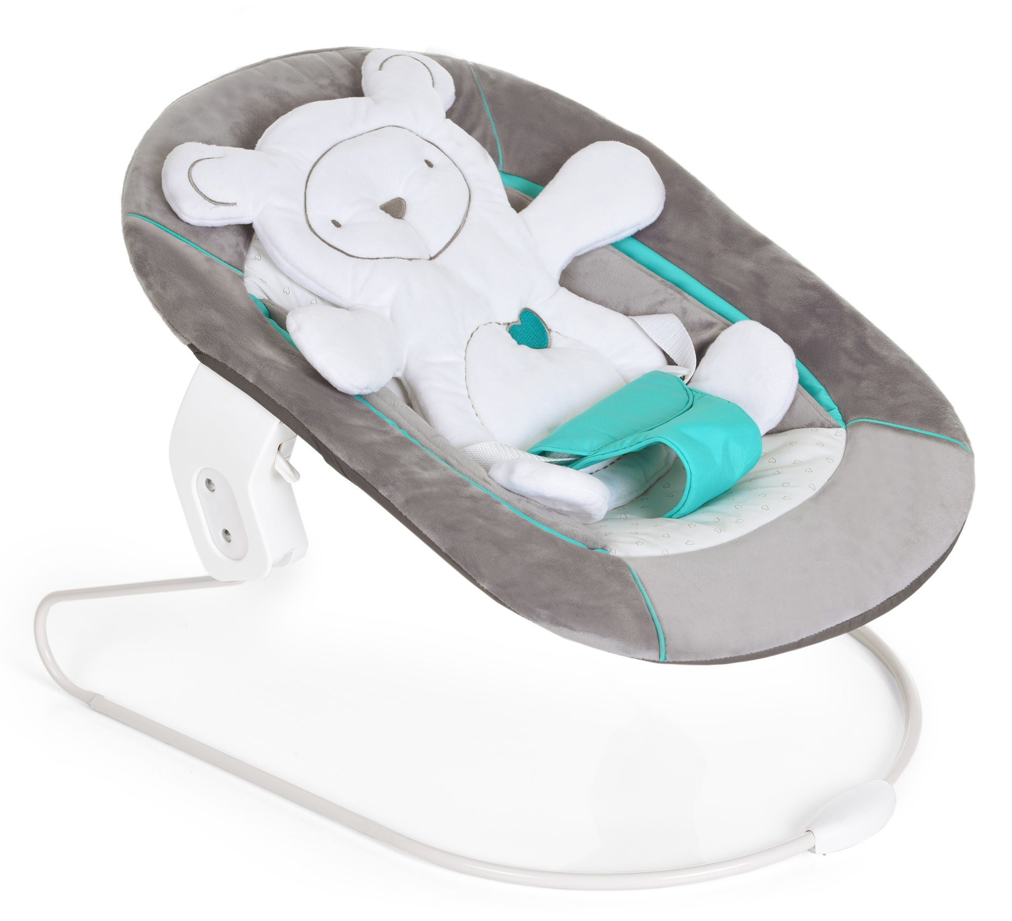 Hauck Alpha 2-in-1 Sitteri Hearts, Grey
