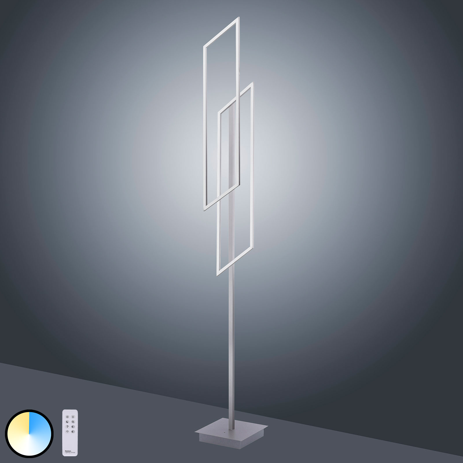 Paul Neuhaus Inigo LED-lattiavalo CCT 2 lamp.