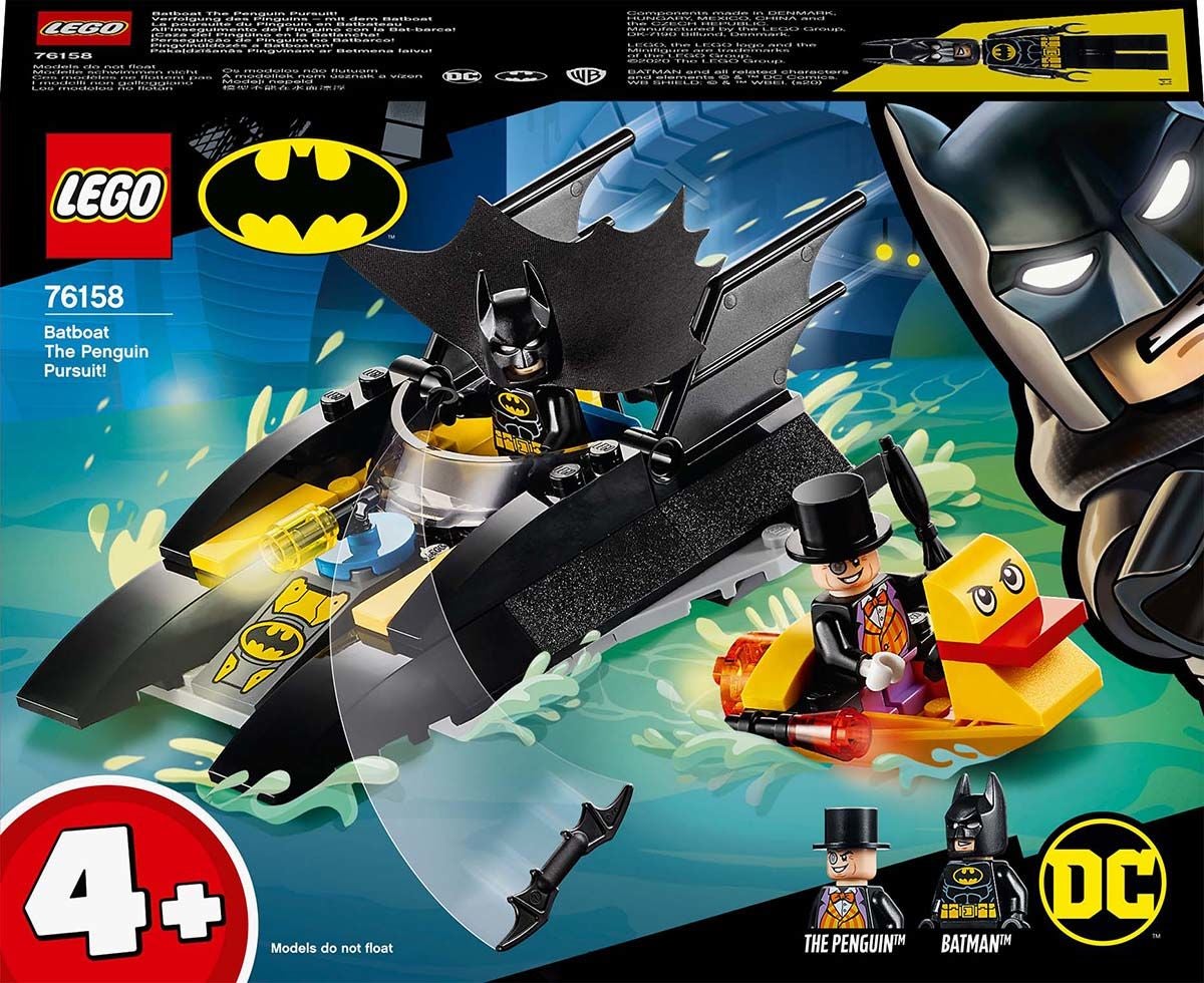 LEGO Super Heroes 76158 Lepakkovene ja Pingviinin takaa-ajo!