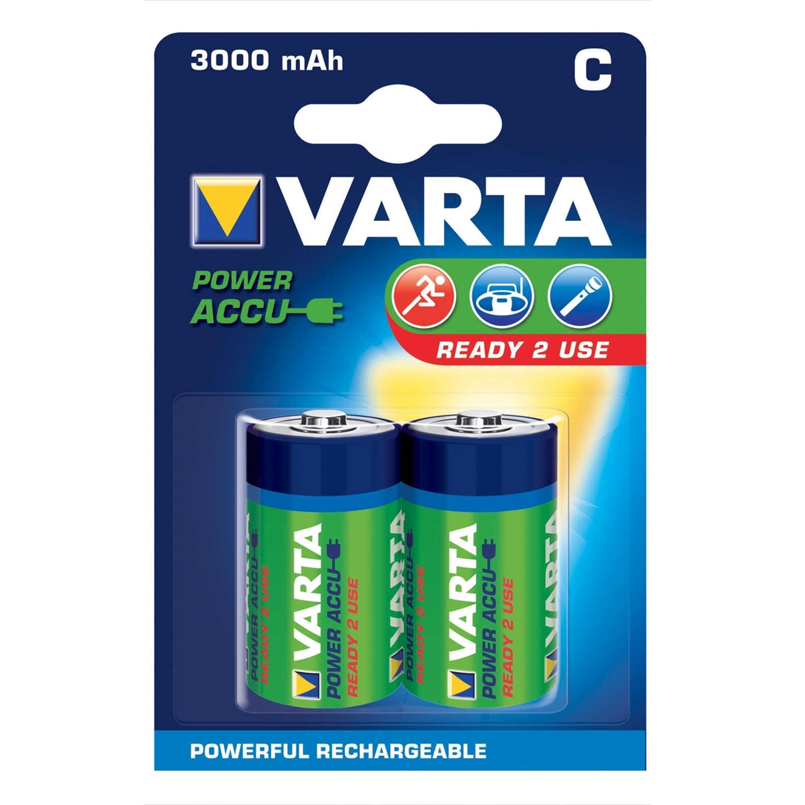 Varta C Baby akku 56714 1,2V 3000m/Ah 2kpl läpip