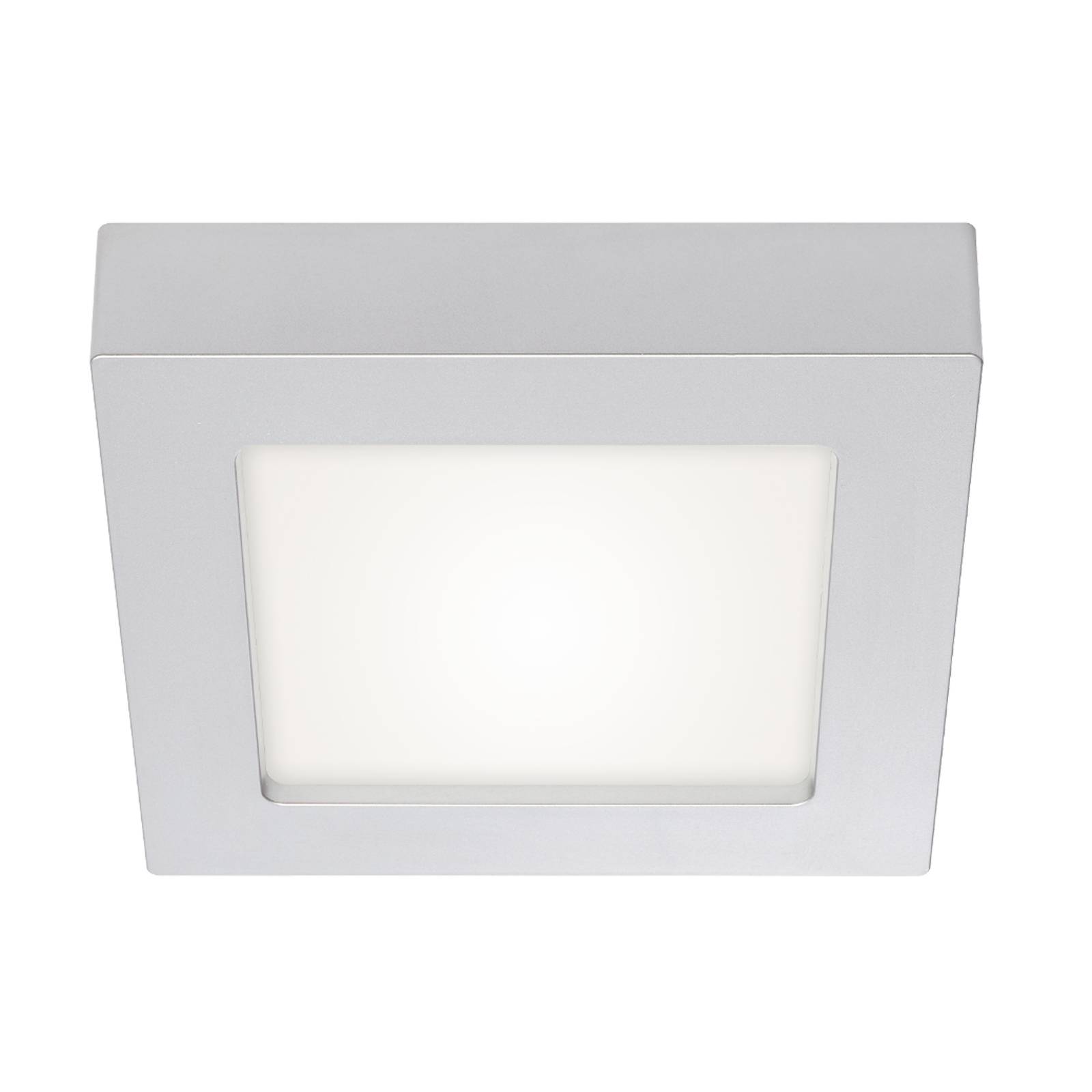 Prios Alette -LED-kattovalaisin, hopea 22,7 cm 24W