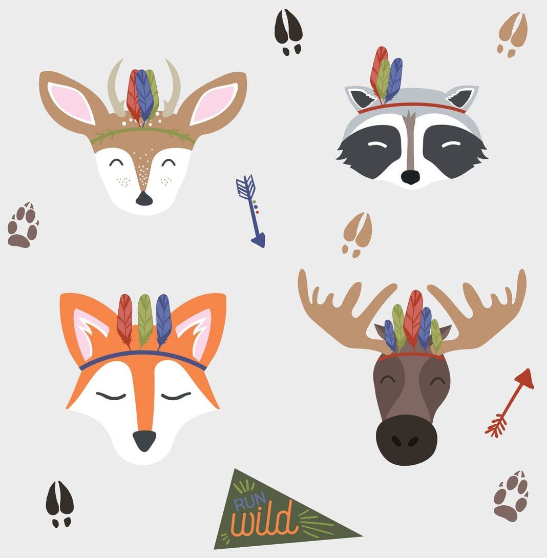 RoomMates Sisustustarrat, Woodland Animals