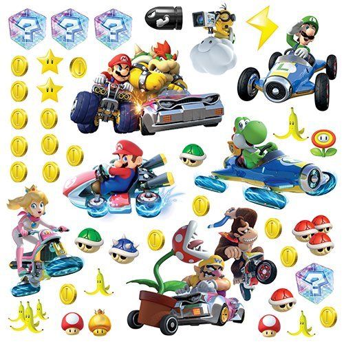 RoomMates Sisustustarrat Nintendo Mario Kart
