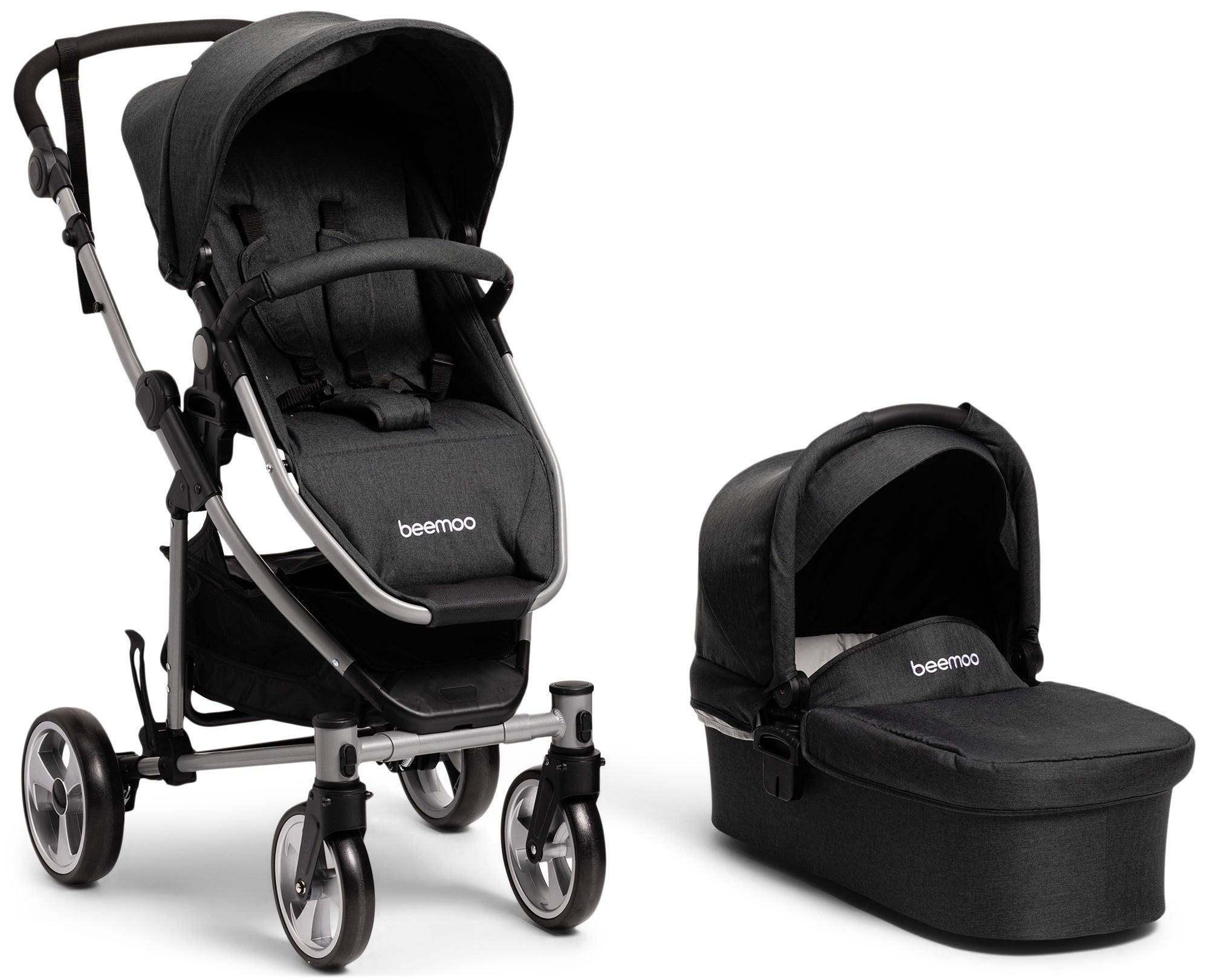 Beemoo Flexi Travel 3, Black Melange