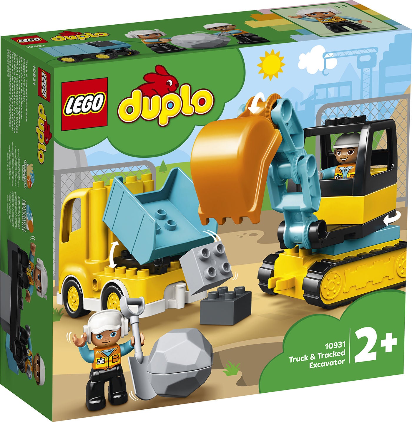 LEGO DUPLO Town 10931 Kuorma-auto ja telakaivuri