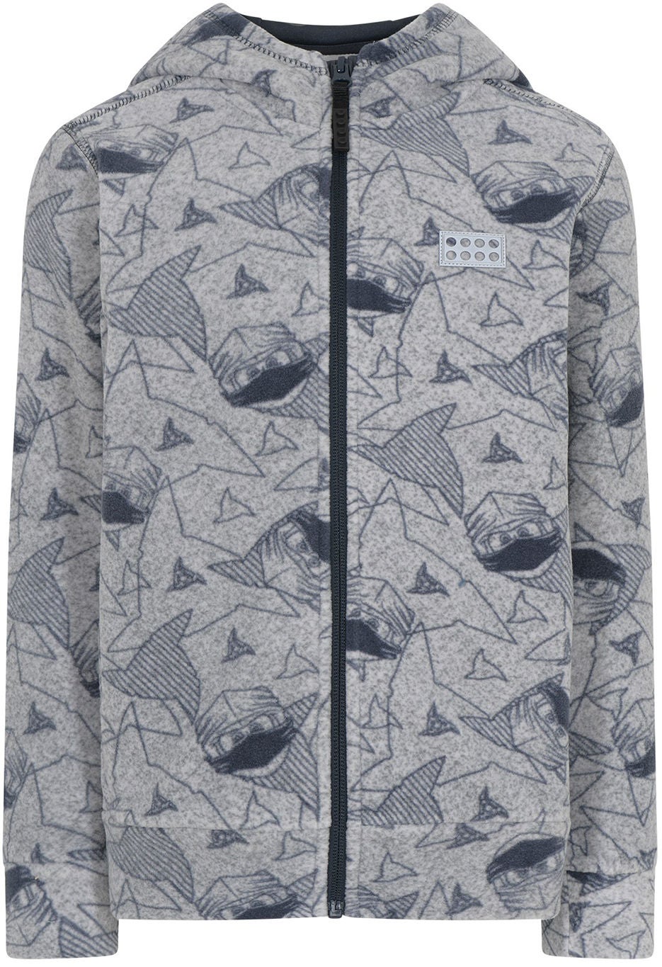 LEGO Wear Fleecetakki, Grey Melange, 104