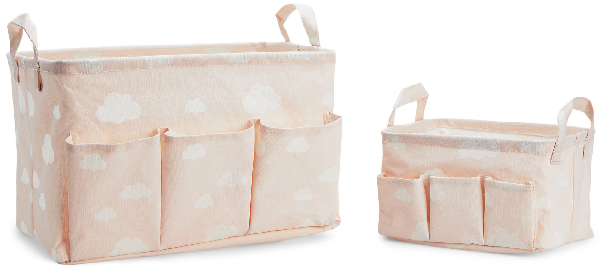 Alice & Fox Säilytyskorit 2-pack, Vaaleanpunainen