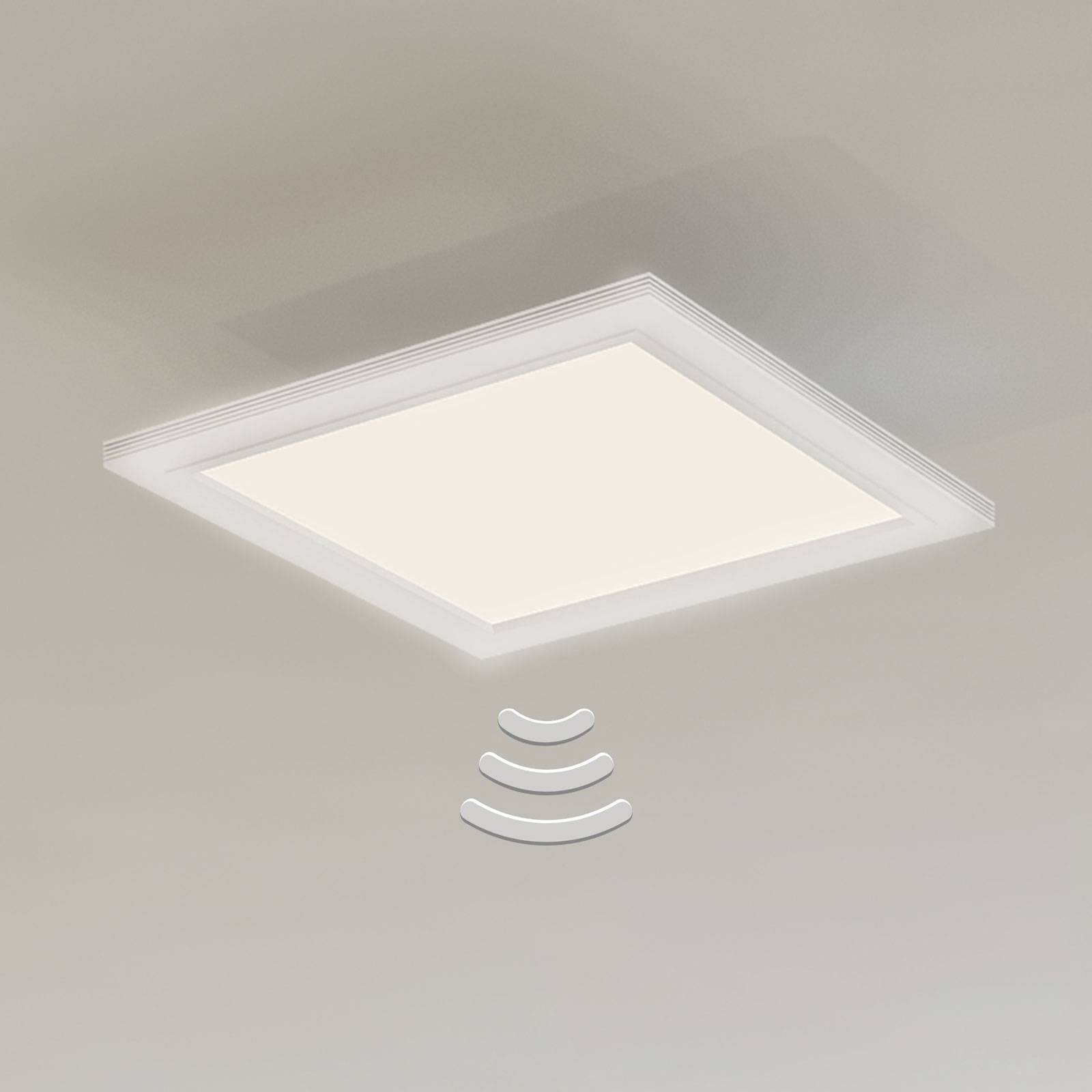 7187-016-LED-kattovalo, sensori, 29,5 x 29,5cm