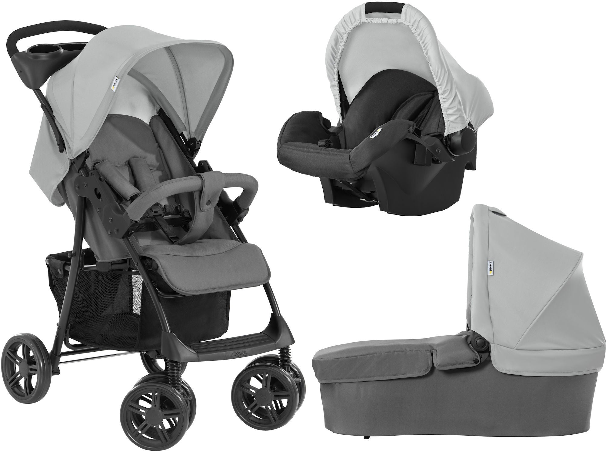 Hauck Shopper Trioset Yhdistelmävaunut, Grey