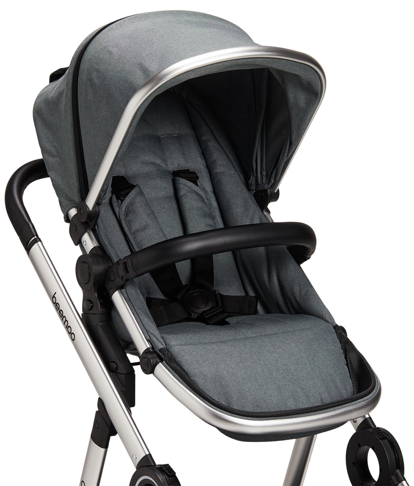 Beemoo Twin Travel+ 2019 Sisarusistuin, Stone Green Melange