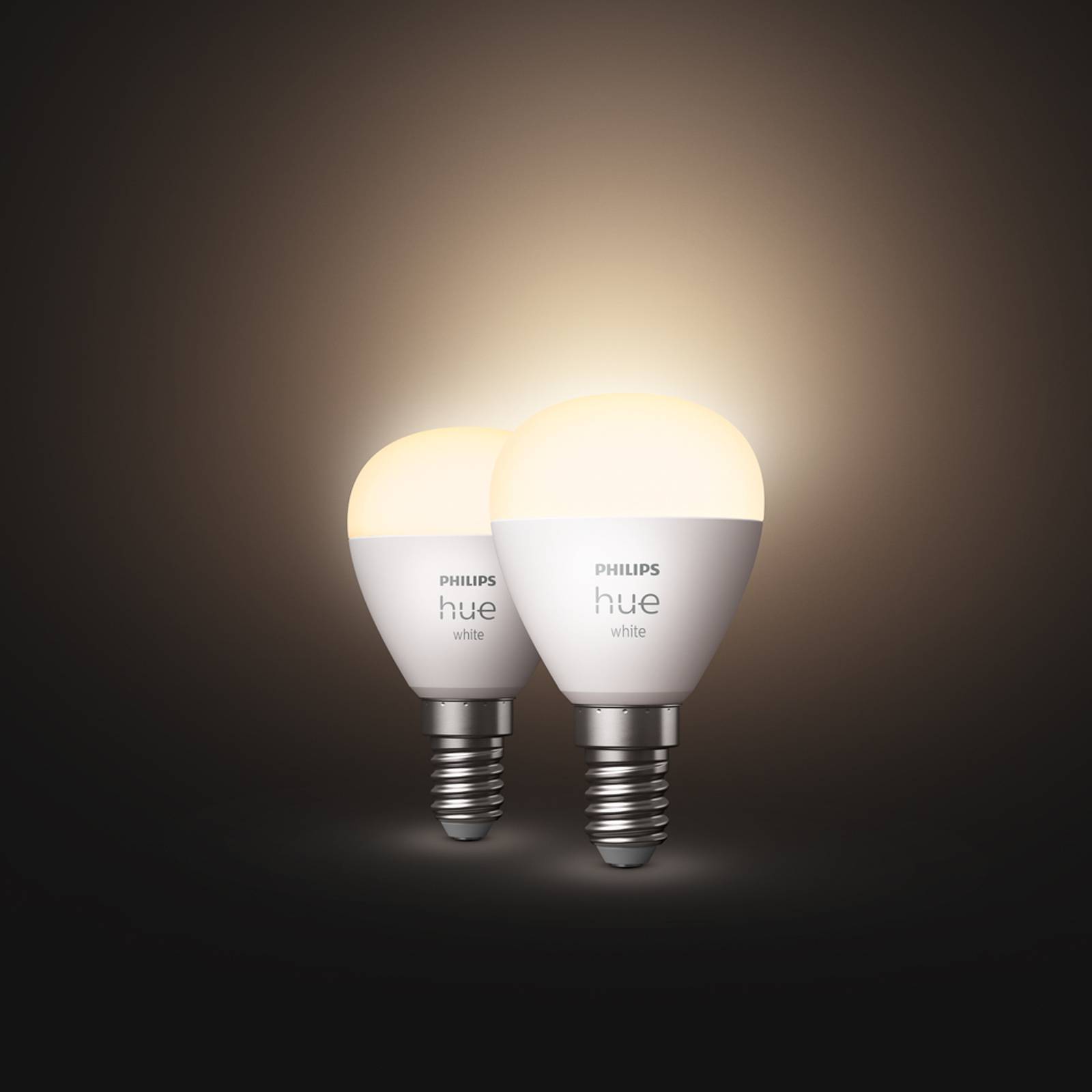 Philips Hue White LED-golfpallolamppu 2 x E14 5,7W