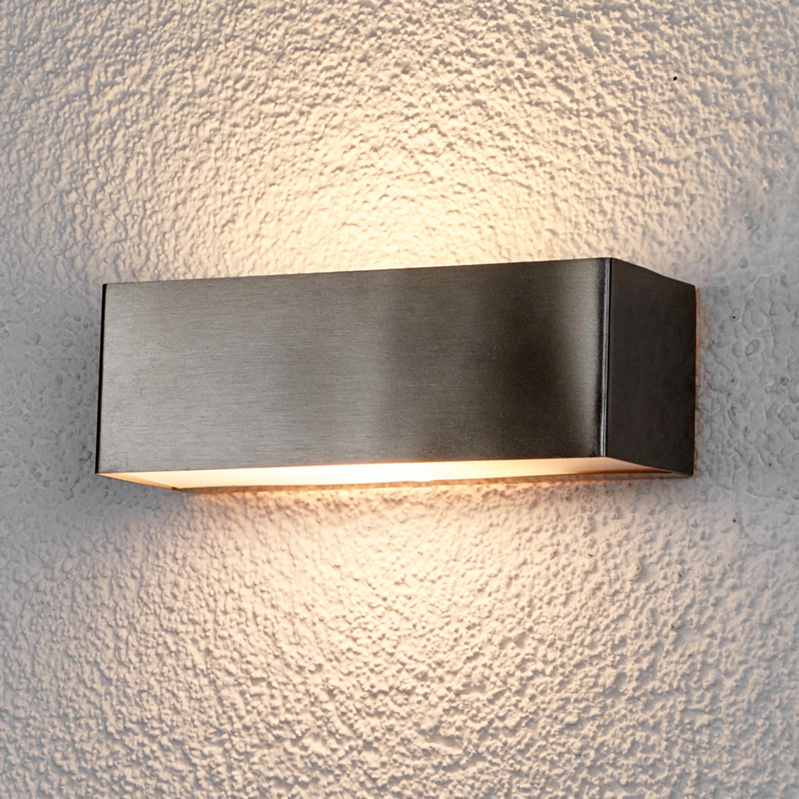 LED-ulkoseinävalaisin Alicja, ruostumaton teräs