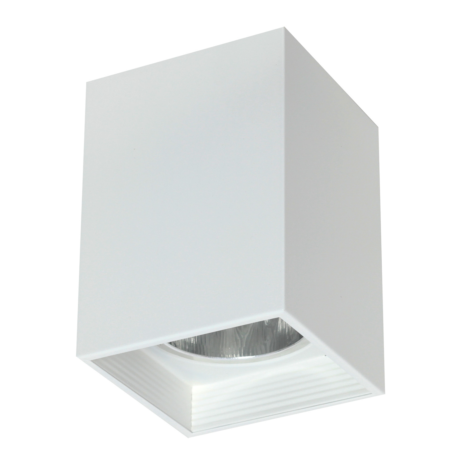 Kattolamppu Downlight square valkoinen, L 11,5 cm