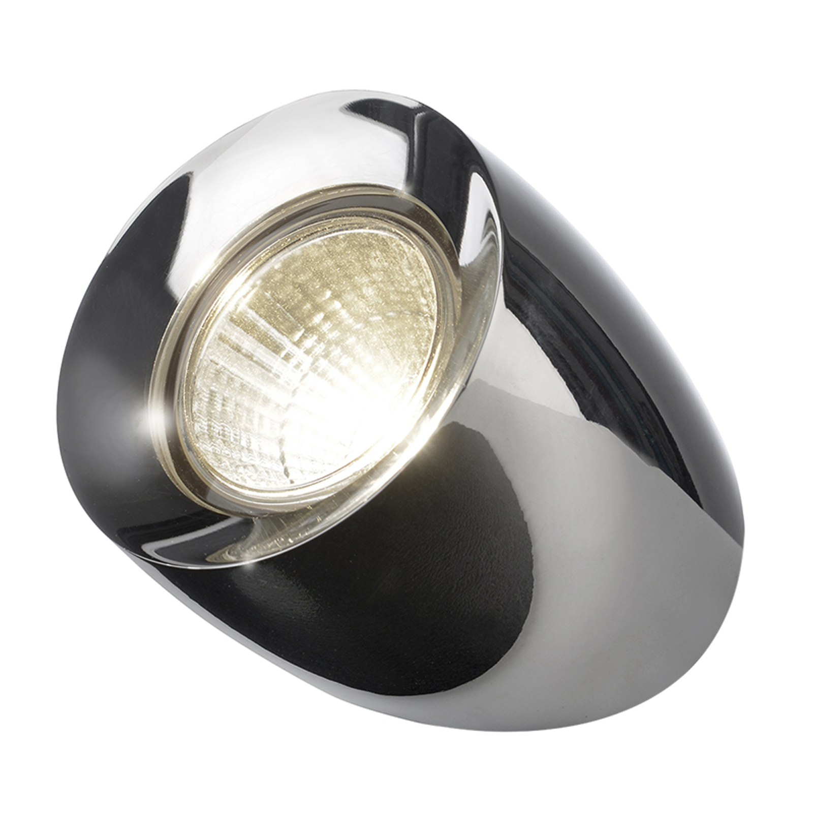 LED-pöytävalaisin Ovola, kromi
