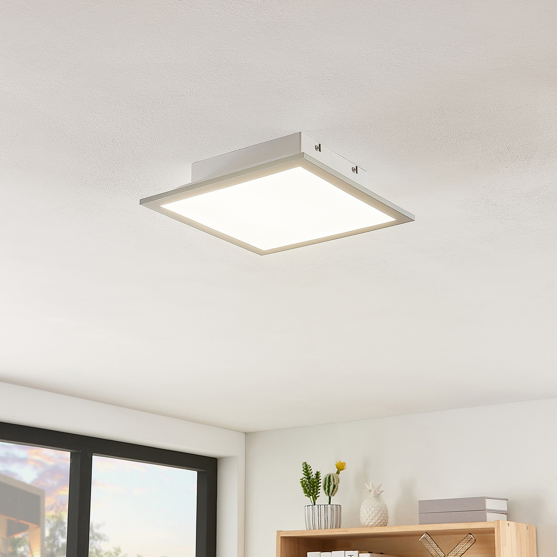 Lindby Stenley -LED-paneeli, CCT, 29 cmx29 cm