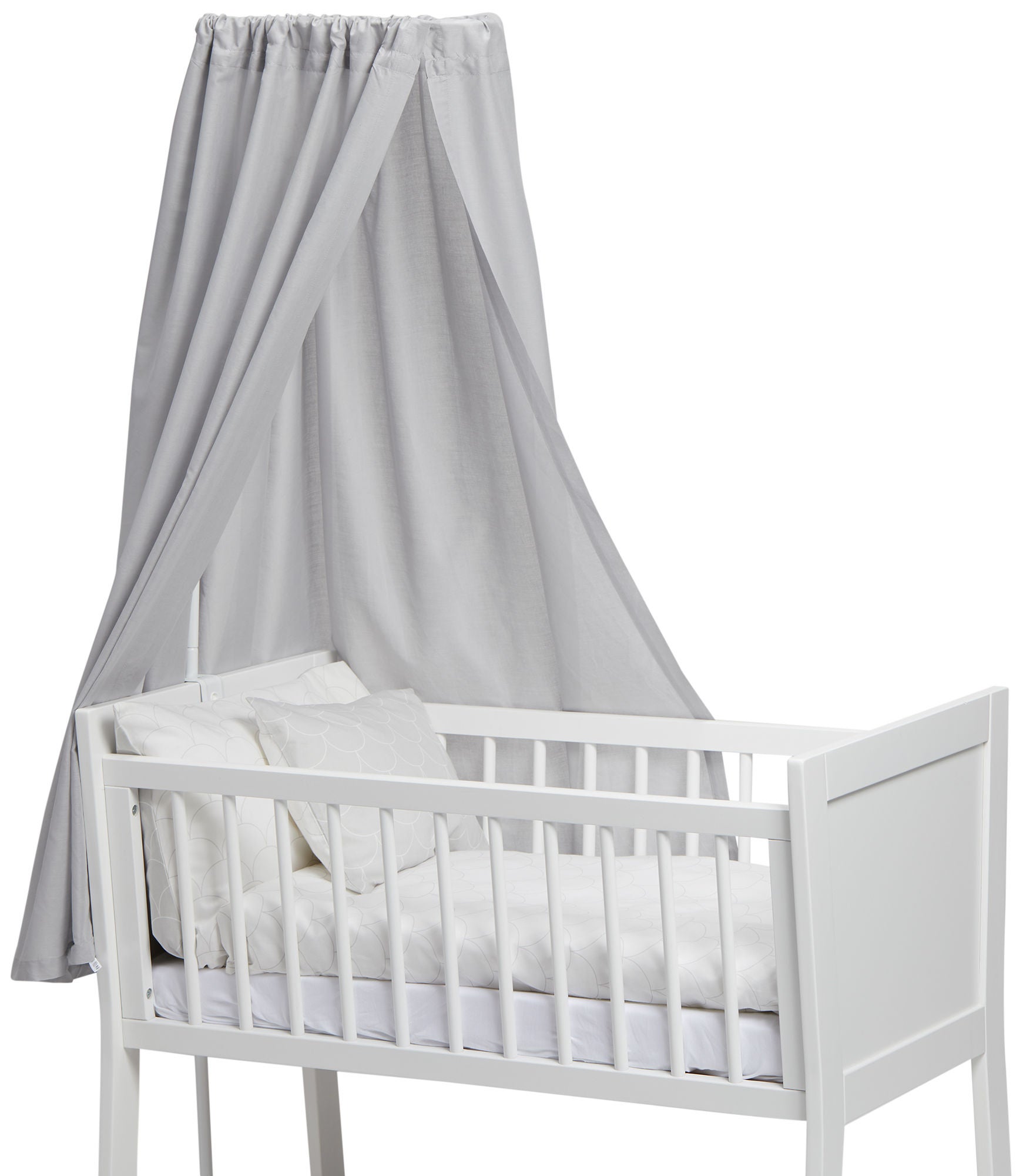 Minitude Vuodekatos Kehtoon, Light Grey
