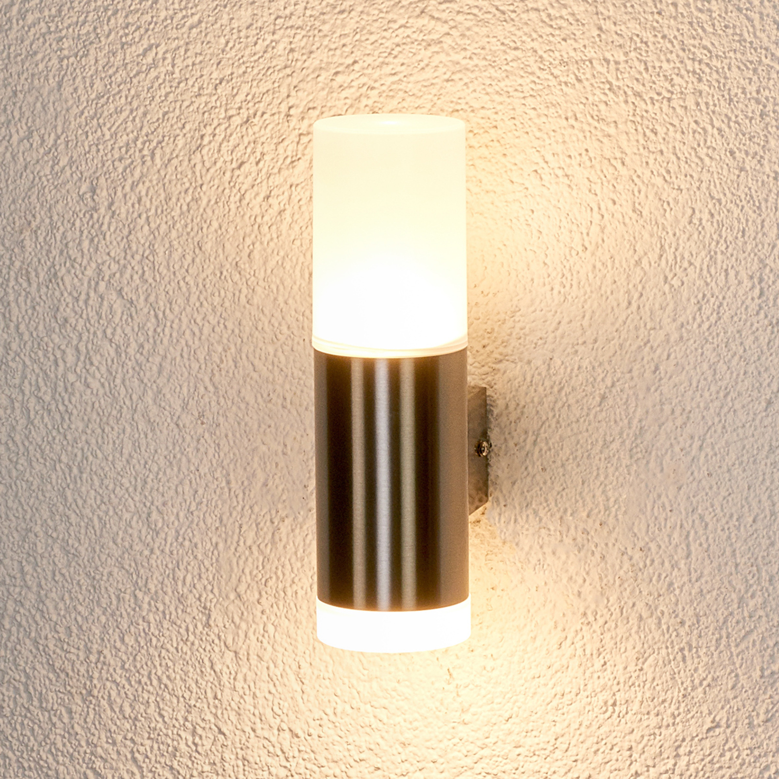 Gabriel – LED-ulkoseinävalaisin, ruost. terästä