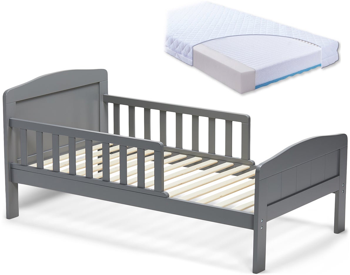 JLY Dream Juniorisänky ja BabyMatex Carpathia Patja 70x140, Harmaa