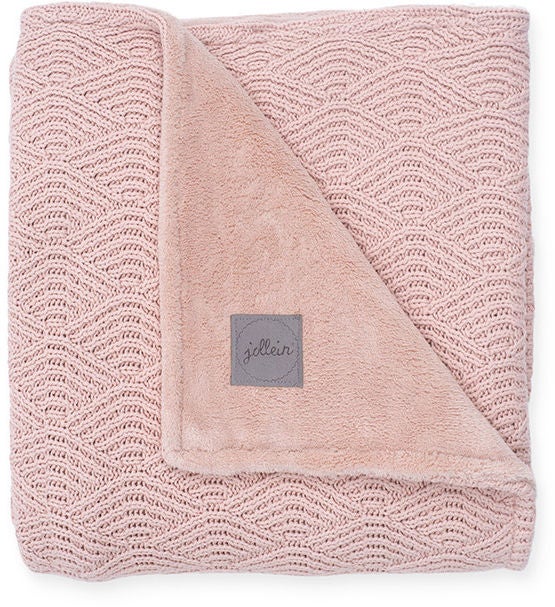 Jollein Viltti River Knit 75x100cm, Pale Pink