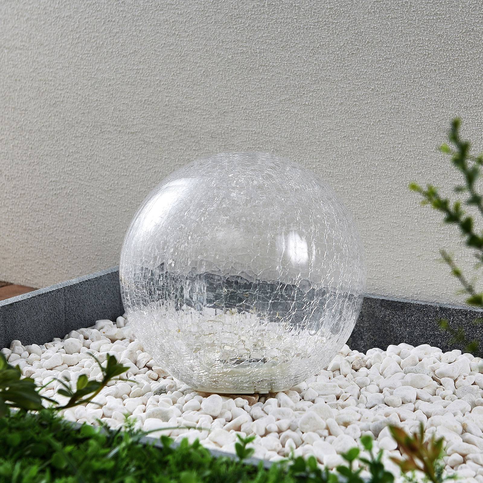 Lindby Feodoria -LED-aurinkomaapiikkivalo, Ø 25 cm