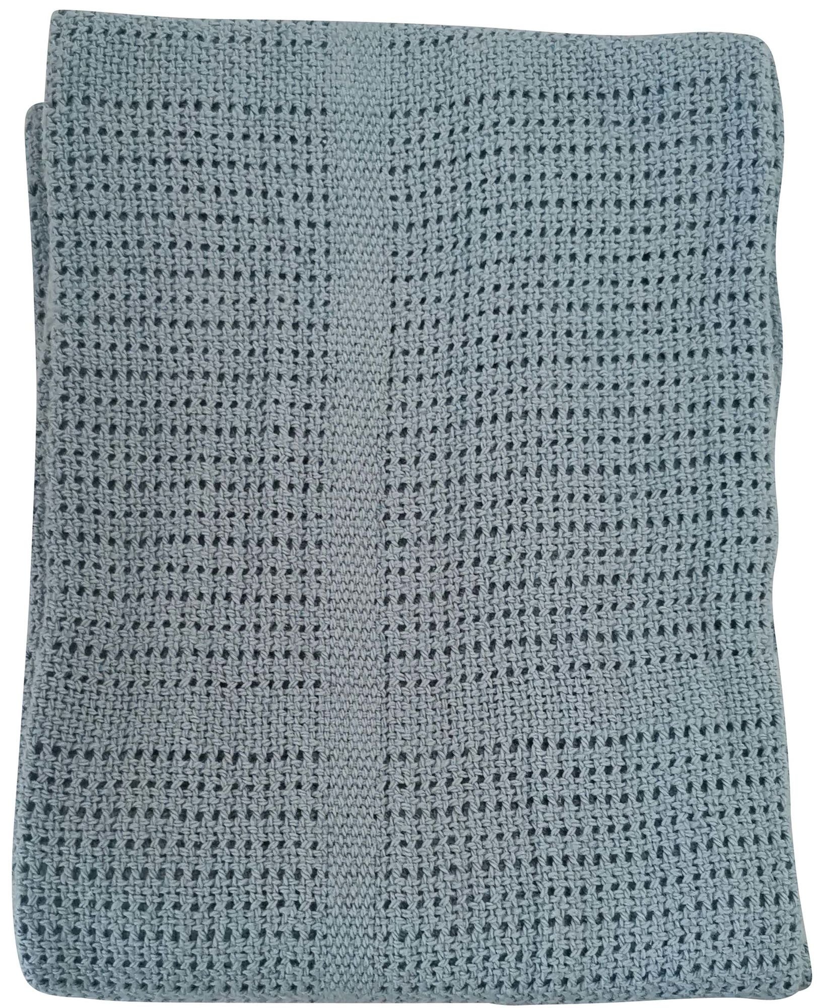 BabyDan Cotton Blanket Viltti, Dusty Blue