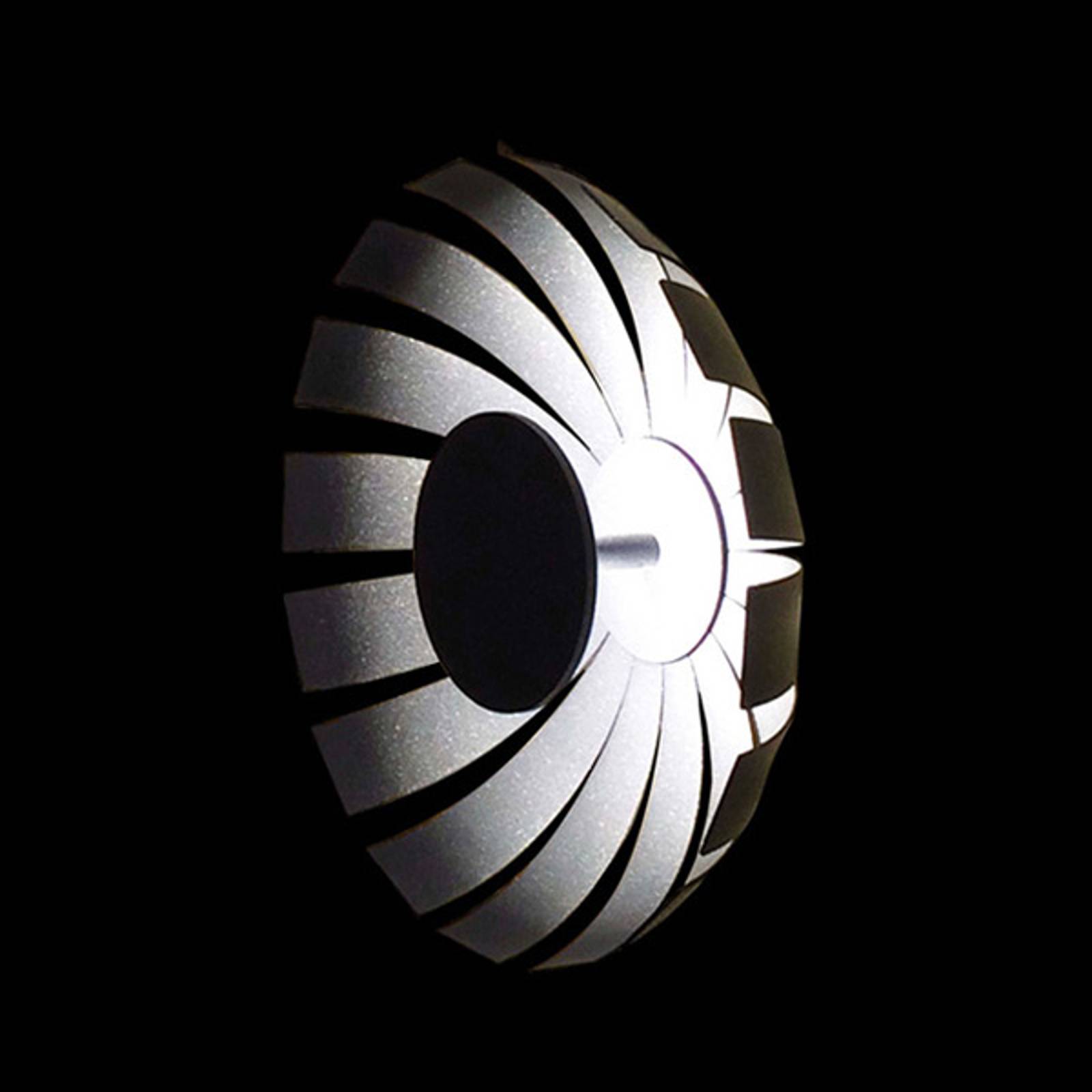 LED-design-seinävalaisin Loto, antrasiitti, 27 cm