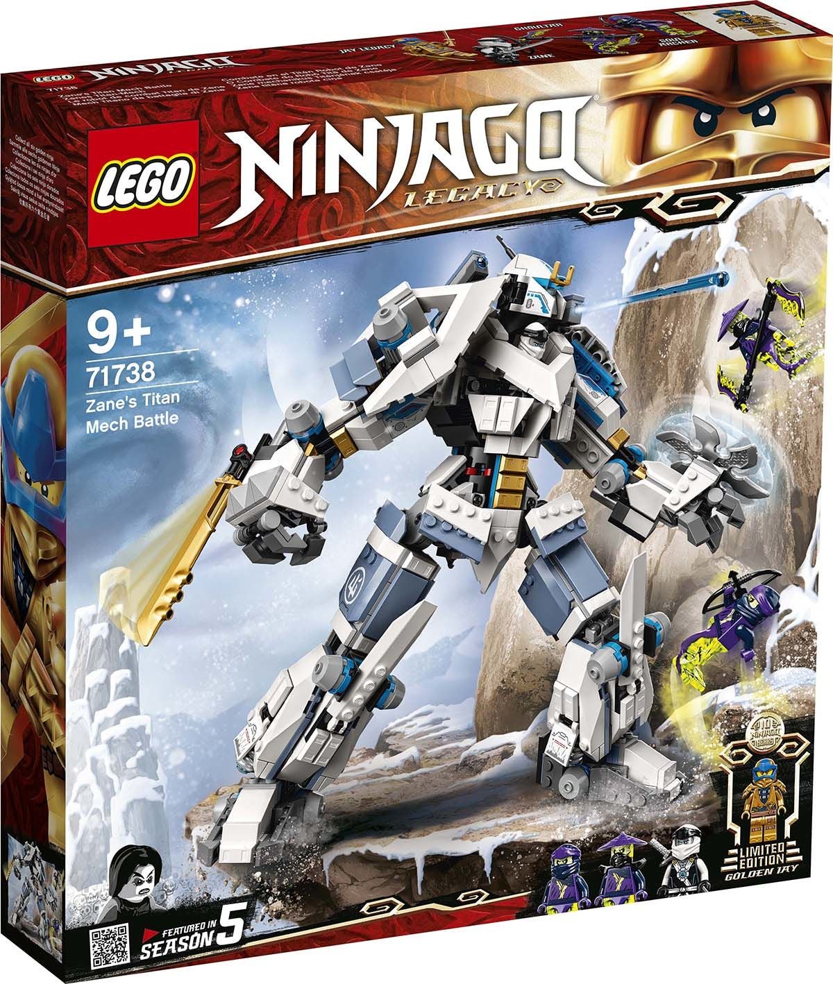 LEGO NINJAGO 71738 Zanen titaanirobottitaistelu