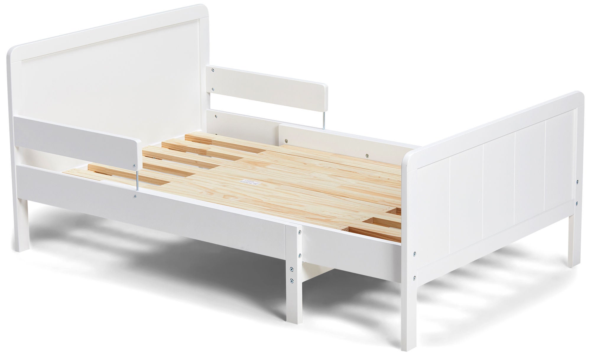 JLY Basic Jatkettava Sänky 80x200, Valkoinen