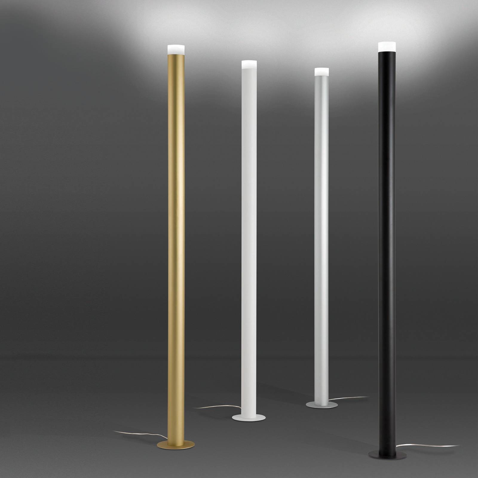 Lattiavalo LED Pole, teksturoitu valkoinen