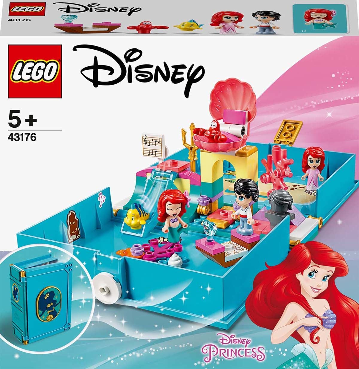 LEGO Disney Prinsessat 43176 Arielin Satukirjaseikkailut
