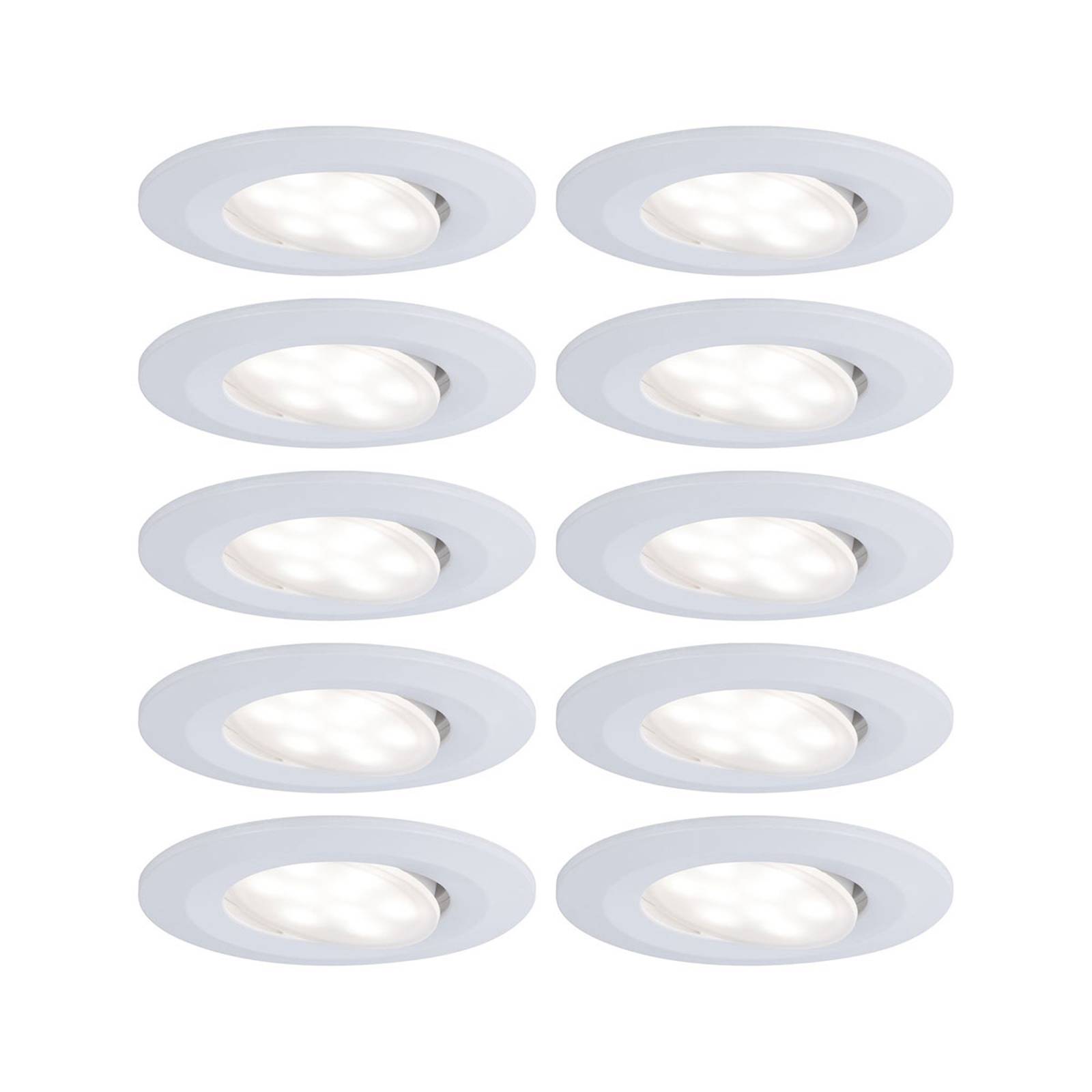 Paulmann LED-kohdevalo Calla, 10kpl, valkoinen