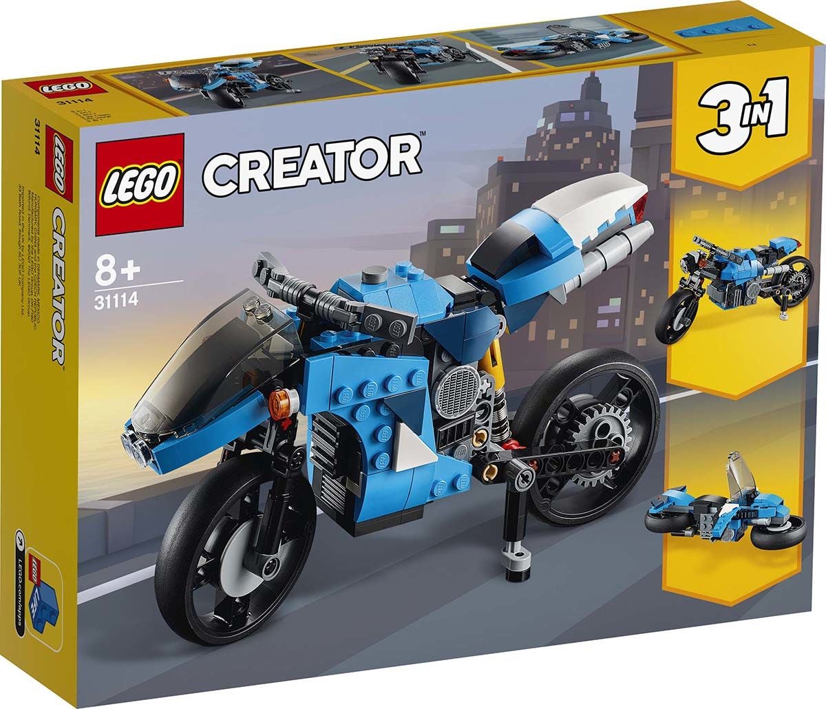 LEGO Creator 3-in-1 31114 Supermoottoripyörä