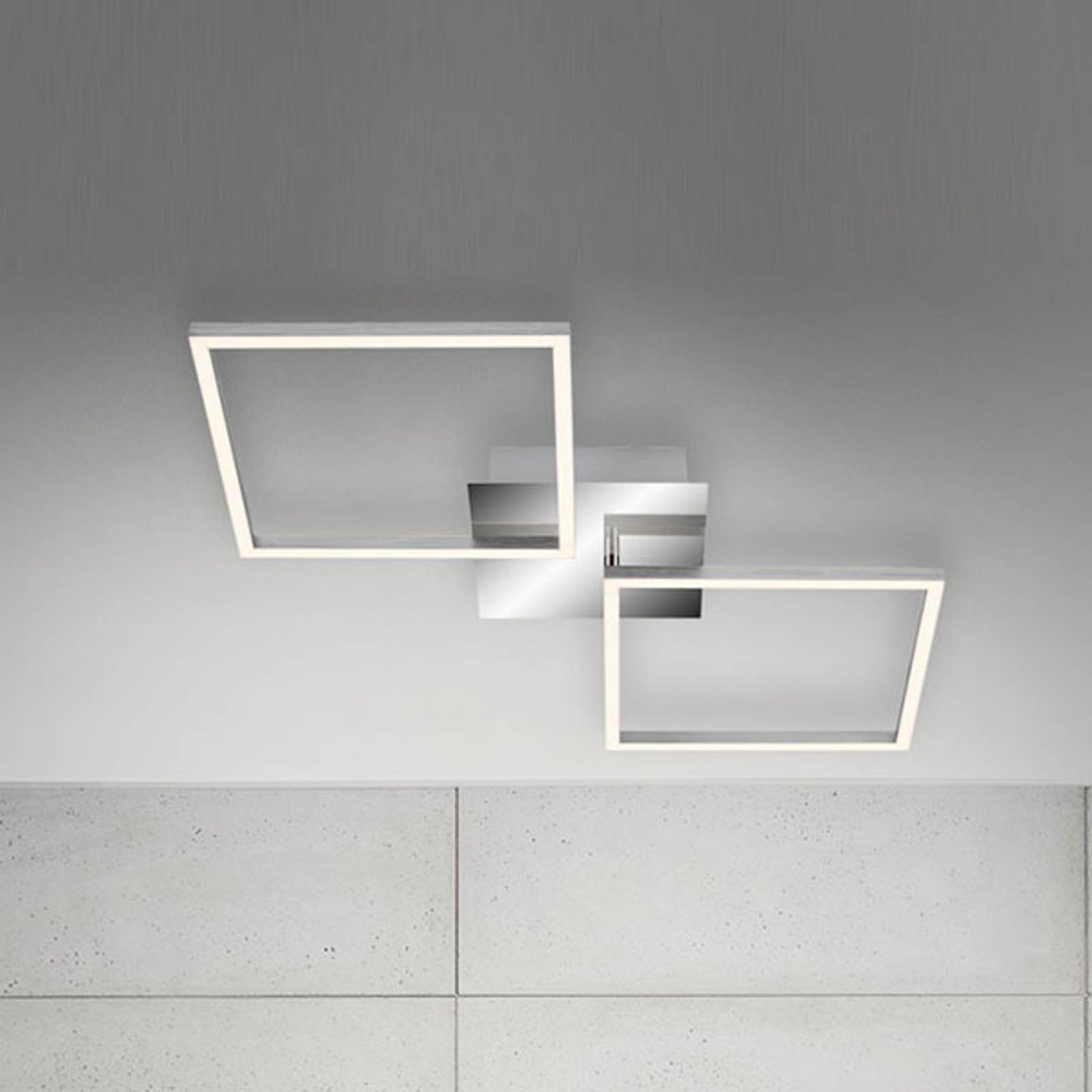 LED-kattovalaisin Frame, alumiini, 76 x 36 cm