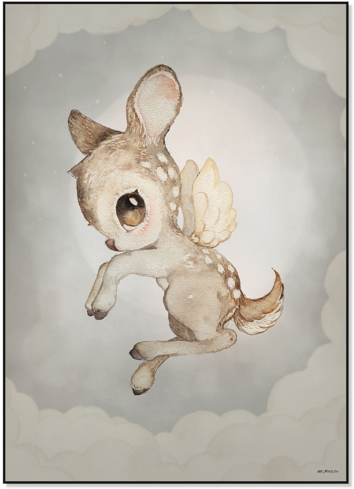 Mrs Mighetto Juliste Dear Kid 50x70