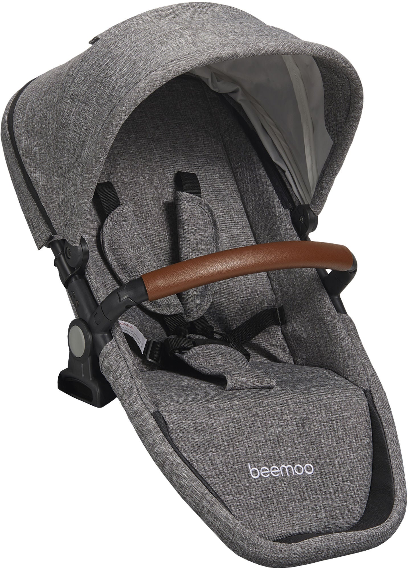 Beemoo Maxi Travel Lux II Sisarusistuin, Black/Grey Melange