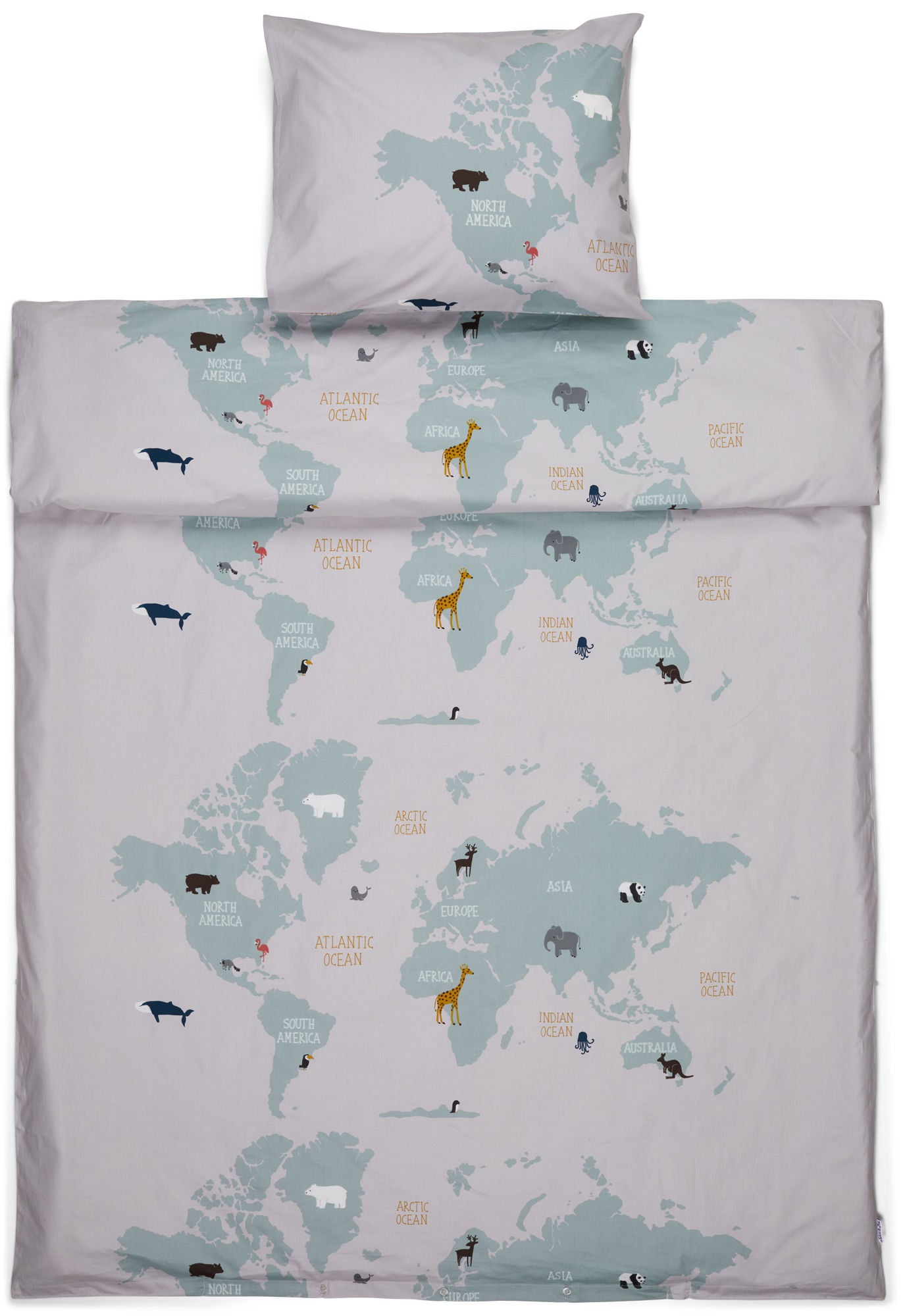Alice & Fox Pussilakanasetti World Map 150x210
