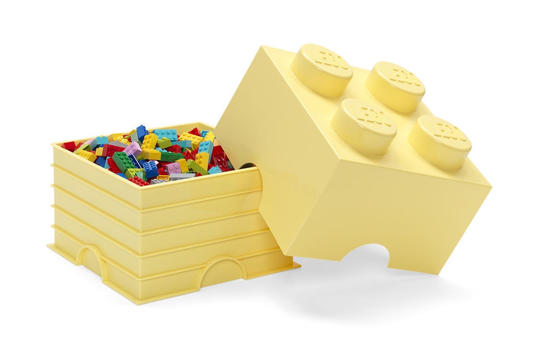 LEGO Säilytyslaatikko 4 Design Collection, Cool Yellow